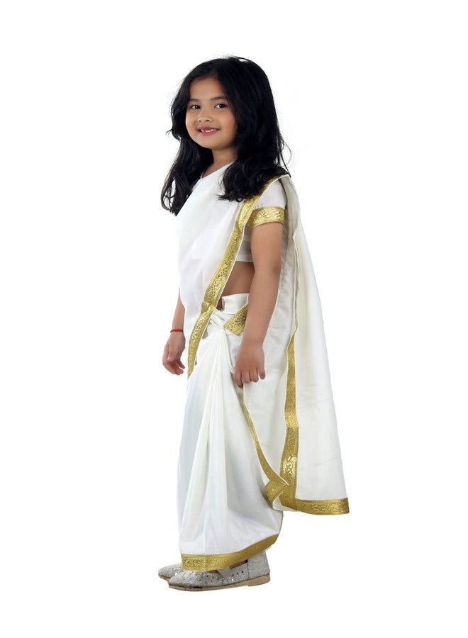 BookMyCostume Kerala Indian State Onam Fancy Dress Costume for Girls and Females 8-10 years - Image 4